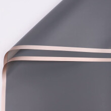 Vellum Paper 20 Pieces Grey Half Transparent With Golden Border Flower Bouquet Wrapping Paper Waterproof Florist Gift