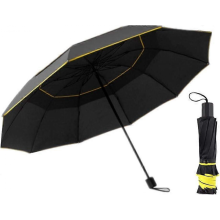 Paraguas grande para coche, sombrilla con protección UV, paraguas compacto, paraguas infantiles, paraguas para niño, negro, talla únic