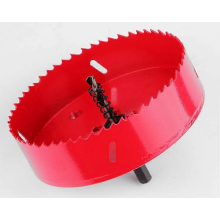 Universal Hole Saw 100mm, HSS Bi-Metal Hole Cutter, Professional Accessory for Aluminum, Wood, Cast Iron, Brass, Plaster
