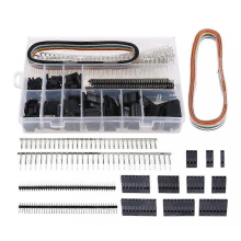 635-piece housing male and female DuPont connector assortment kit 40-pin 2.54 pitch 10-wire rainbow color flat wire