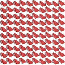 Crochet de serrure de 100pcs serrure de bute, serrure de scurit rouge en plastique, εύκολη εγκατάσταση, pour lien de