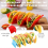 Σετ 6 πολύχρωμων βάσεων για τάκος - Πιάτα Premium Large Taco Tray που χωράνε έως και 3 ή 4