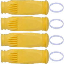 W69698 Membraan compatibel met Zodiac Baracuda G3 G4 Automatische zwembadbodemreinigingsrobot met W81600 Witte borgring (4 stuks)