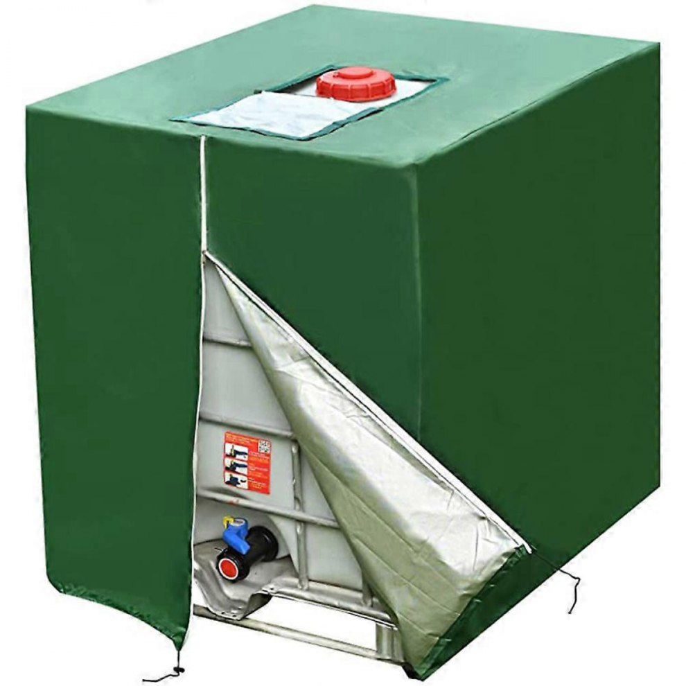 Tarpaulin For Ibc Tank 1000L, Tank Cover, Uv And Dust Protection Cover, Tank Cover (116 X 100 X 120 Cm, Green) 9408048770748