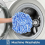 Cleaning 3-Pack Blue Microfiber Spin Mop Replacement Heads for O-Cedar EasyWring, Machine Washable 4