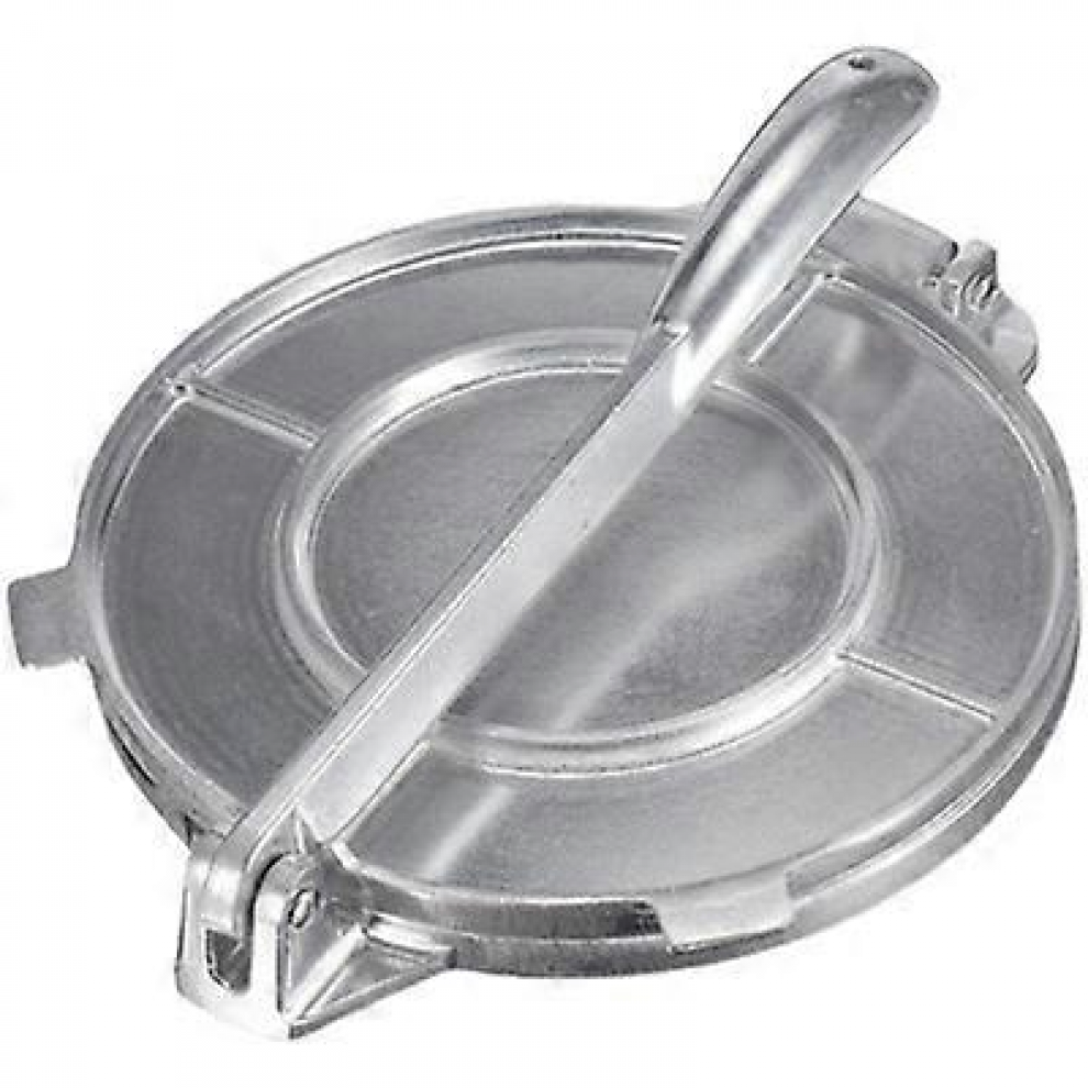 20Cm Heavy Duty Aluminum Dough Press, Manual Cast Iron Flour Corn Tortilla Press 9408048771127
