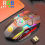 Led Bluetooth Game Mouse, Wireless Mouse, Color Light Mechanical Mouse 4