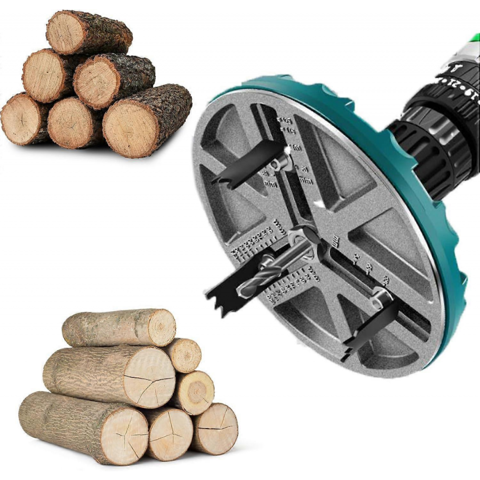 Adjustable Round Hole Saw Tool,Adjustable Hole Saw,Adjustable Punching Saw Diameter 45-130Mm Woodworking Cutting Tools Hole Opener 9408048771493