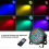 Φως Par LED, 36 LED σκηνικού φωτός για πάρτι, ελαφρύς προβολέας Disco που κινεί τον φωτ 5