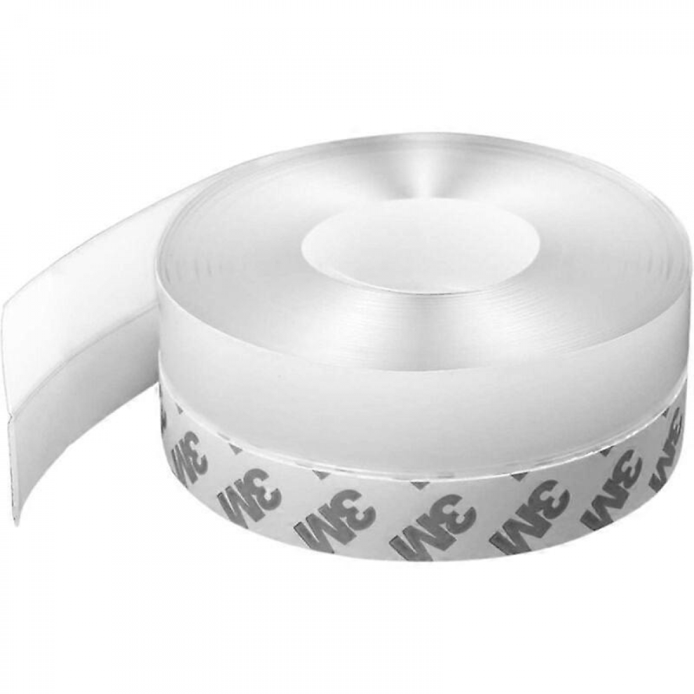 Door Seal Strip 10M X 3.5Cm Adhesive Door Bottom Seal Anti-Cold Window Sealing Strip In Transparent Silicone For Windproof Dustproof Protection W 9408048771998