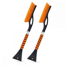 Sneeuwschuiver voor auto's en borstels, sneeuwschuiver voor auto's, stevige sneeuwschuiver met ergonomische schuimrubberen grip, winte