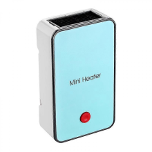 Mini calefactor, calefactor portátil pequeño para dormitorios - azul