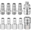 Γρήγορος σύνδεσμος πεπιεσμένου αέρα 1/4" EU Pneumatic Quick Connector, Σύνδεση σωλήνα πιστ 1
