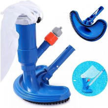 Portable Pool Vacuum, Cleaner With Sandbag And Brush, Accessories For Pond Fountain (without Wand)