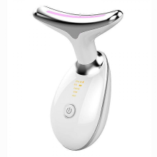 Dispositivo portátil para reafirmar el cuello y eliminar arrugas (Blanco)