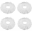 4pcs 360 Spin Mop Heads, Microfiber Replacement Mop Head Spin Mop Head Refill Round Shape Mop Head 1