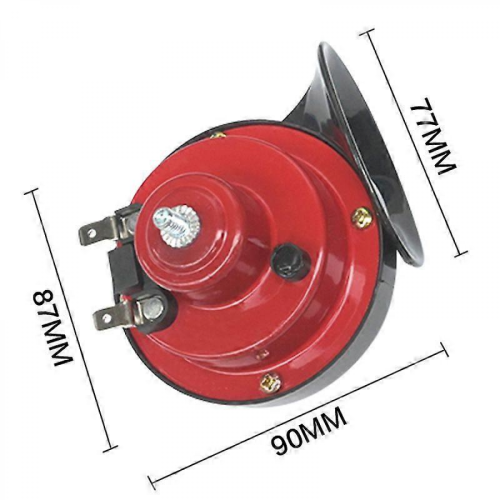 Κόρνα σαλιγκαριού 300DB, 2 σετ κόρνας τρένου 12V εξαιρετικά δυνατών, αδιάβροχη 1