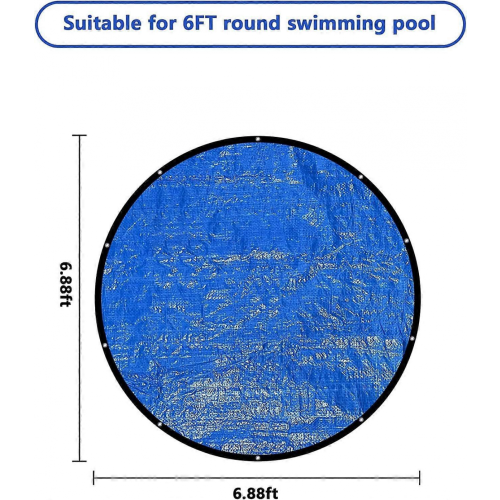 183 cm Poolabdeckung, runde Poolabdeckung, Solar-Poolabdeckung für runde Aufstellpools 1