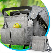 Stroller Organizer Pram Bag With Cup Holders, Universal Waterproof