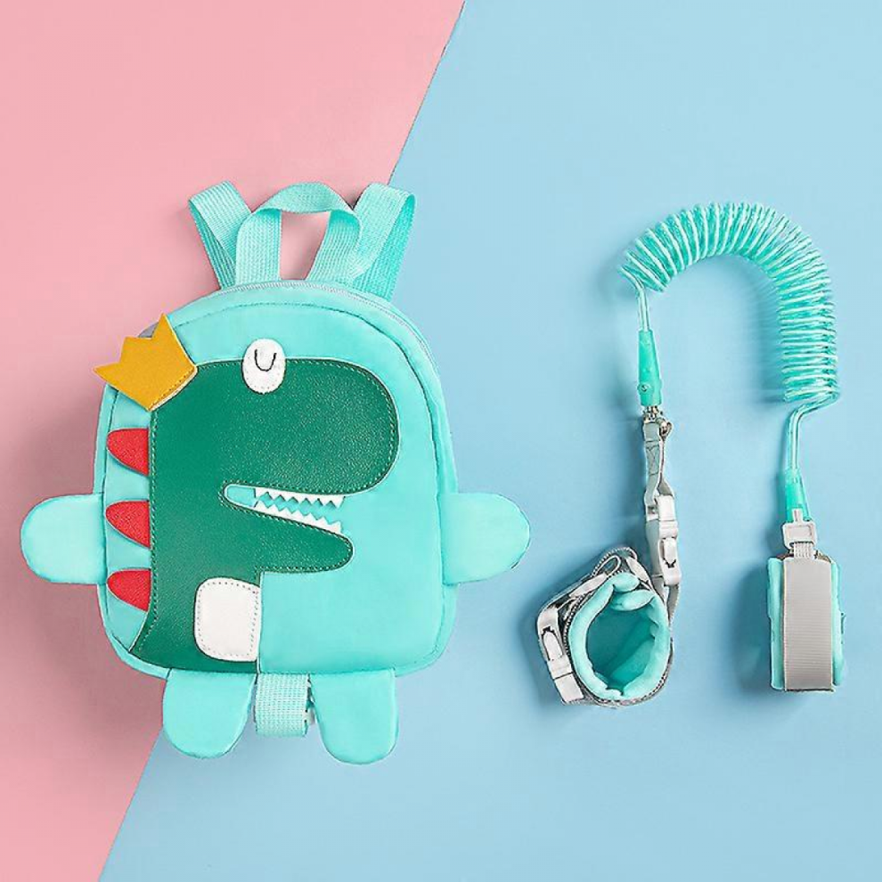 Anti- Lost Rope Backpack Set Toddler Anti- lost Wrist Link with Cartoon Animal Backpack Children Walking Belt