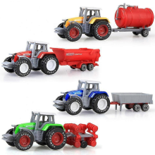 Simulácia Inžinierske auto Rolovanie Farmársky traktor Zliatinové auto Model Hračka