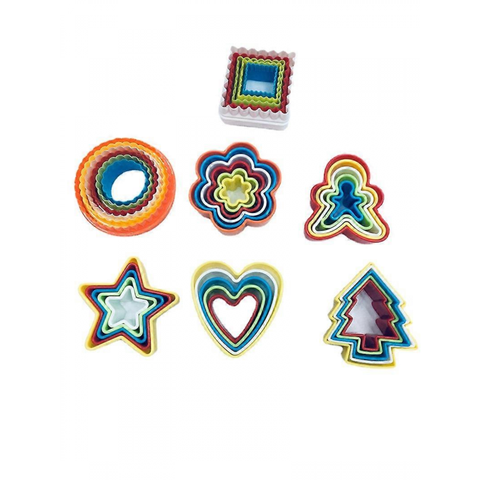 Cookie Cutters Plastic Cookie Cutters Plastic Cookie Cutters Multi-Shape Cookie Shapes 9408048776993