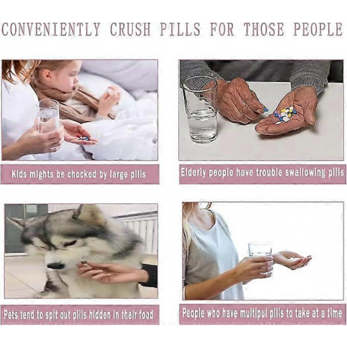 Ηλεκτρικός Μύλος Θραυστήρα Χαπιών για Μικρά ή Μεγάλα Χάπια, Φάρμακα σε Λεπ 2