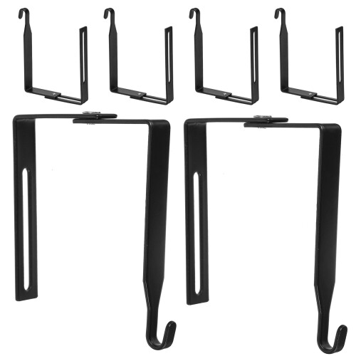 6Stück Verstellbare Schranktür Haken Set 1