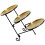 1 Set Snacks Teller Dessert Servierplatte Cupcake 3-stufig 8