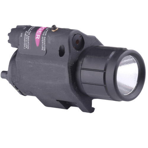 Lampe De Poche M6 Rouge Deux-en-Un Avec Interrupteur À Queue De Rat