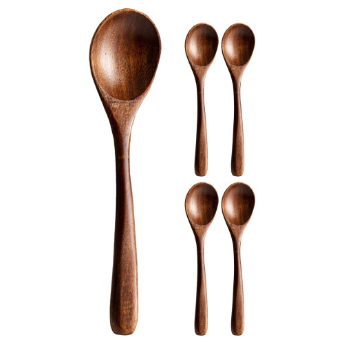 5 Pezzi Cucchiaio Con Lungo Per