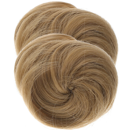 2 Unidades Fake Bun Chignon Extensao De
