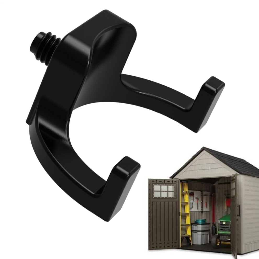 Shed Hooks For Hangable Tools, Heavy-Duty Steel Wall-Mount Hangers, Tool Organizer For Shed, Garage, Garden, Patio 9354506379315