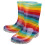 Cotswold PVC Jnr | Rainbow | Childrens Colourful Rain Boots 6