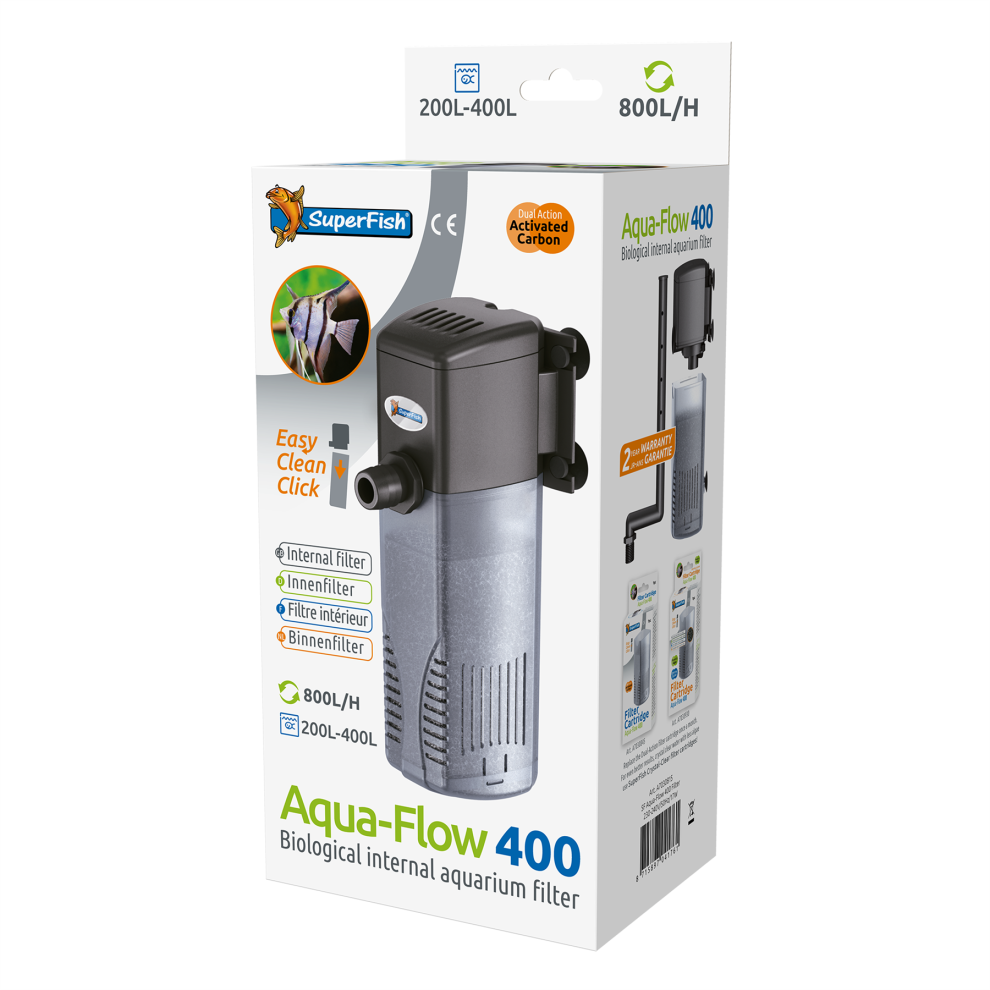 Superfish Aqua Flow 400 Aquaflow Internal Aquarium Filter