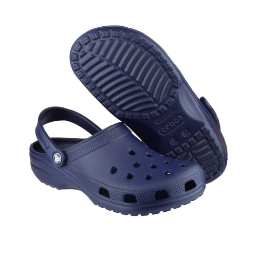 Crocs (8 UK, Navy) Crocs Adults Unisex 10001 Classic Cushioned Clogs 2