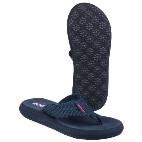 ROCKET DOG (5 (Adults')) Sunset Webbing | Navy | Women's Casual Summer Flipflops 2