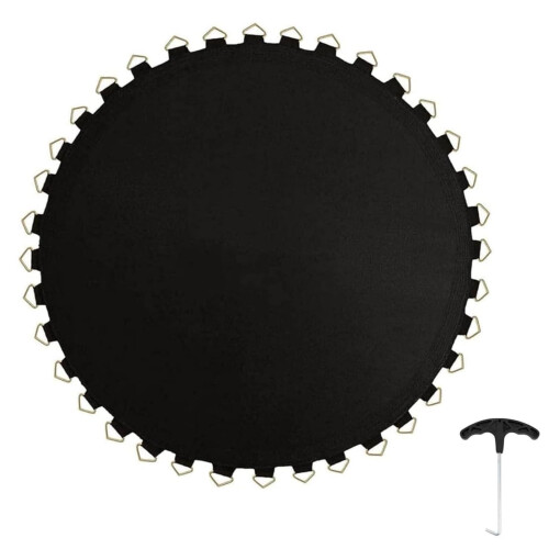 Trampoline Mat Replaceable Jumping Mat With V Rings, High Elastic PP, 6ft-16ft Sizes, Compatible Trampolines