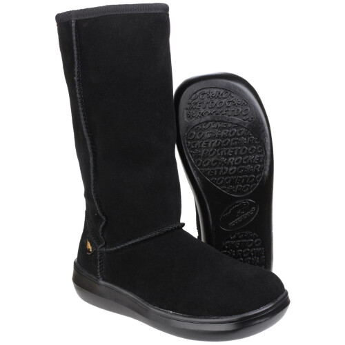 ROCKET DOG (7 (Adults')) Sugardaddy | Black | Ladies Pull-On Winter Mid-Calf Boots 2
