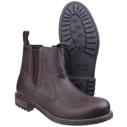 Cotswold (10 UK, Brown) Cotswold Mens Worcester Moisture Wicking Pull On Boots 2