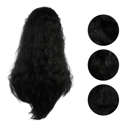 Prevalent Lockig Perücke Afro Kinky Schwarzes Haaraccessoire 2
