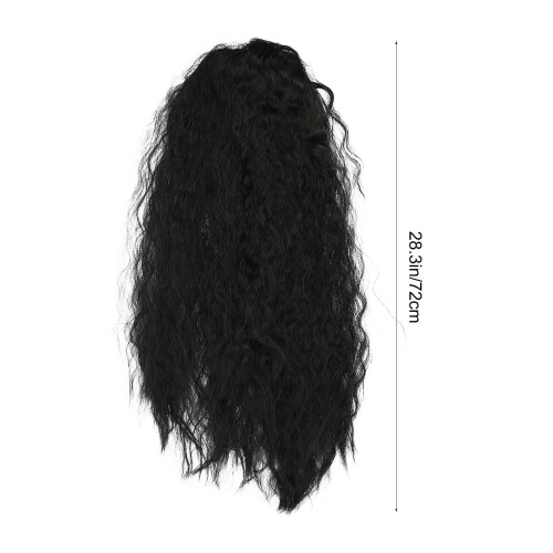 Prevalent Lockig Perücke Afro Kinky Schwarzes Haaraccessoire 1
