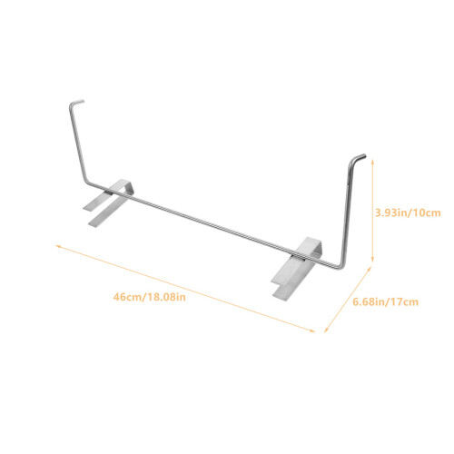 3 Pièces Support Cadre Ruche Acier Inoxydable Outil Apiculture 2