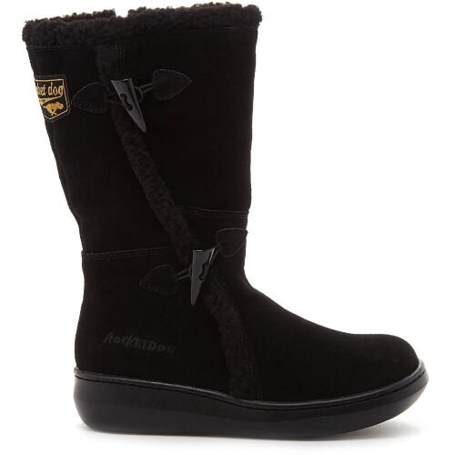 ROCKET DOG (4 (Adults')) Slope | Black | Women's Warm-Lined Mid-Calf Boots 1
