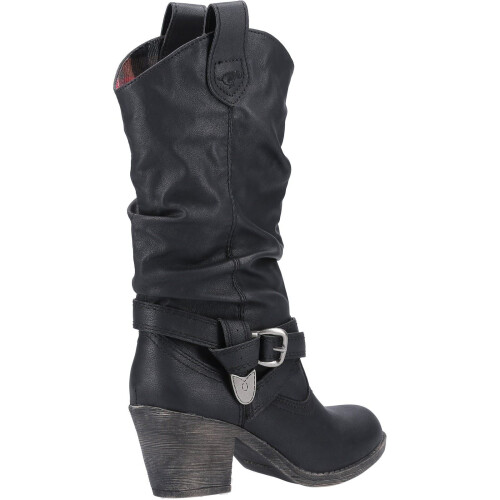 ROCKET DOG Sidestep | Black | Ladies Western Cowboy Boots 1