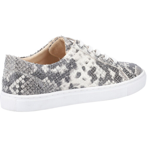 Hush Puppies (Grey, 8 (Adults')) Hush Puppies Tessa Suede Women's Python Trainers 1