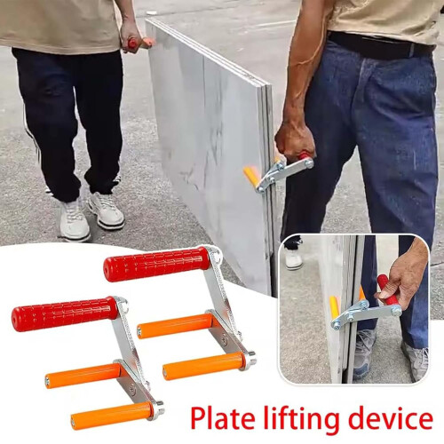 Plywood Panel Carrier 2-Piece Set Panel Handler Lifter Gripper Tool For Drywall Sheet Material Adjustable Transporter 1