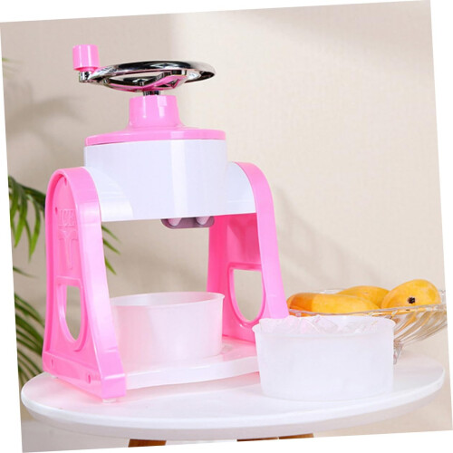 Ice Crusher Hand Crank Manual Ice Crusher Slush Maker For Summer Drinks 2