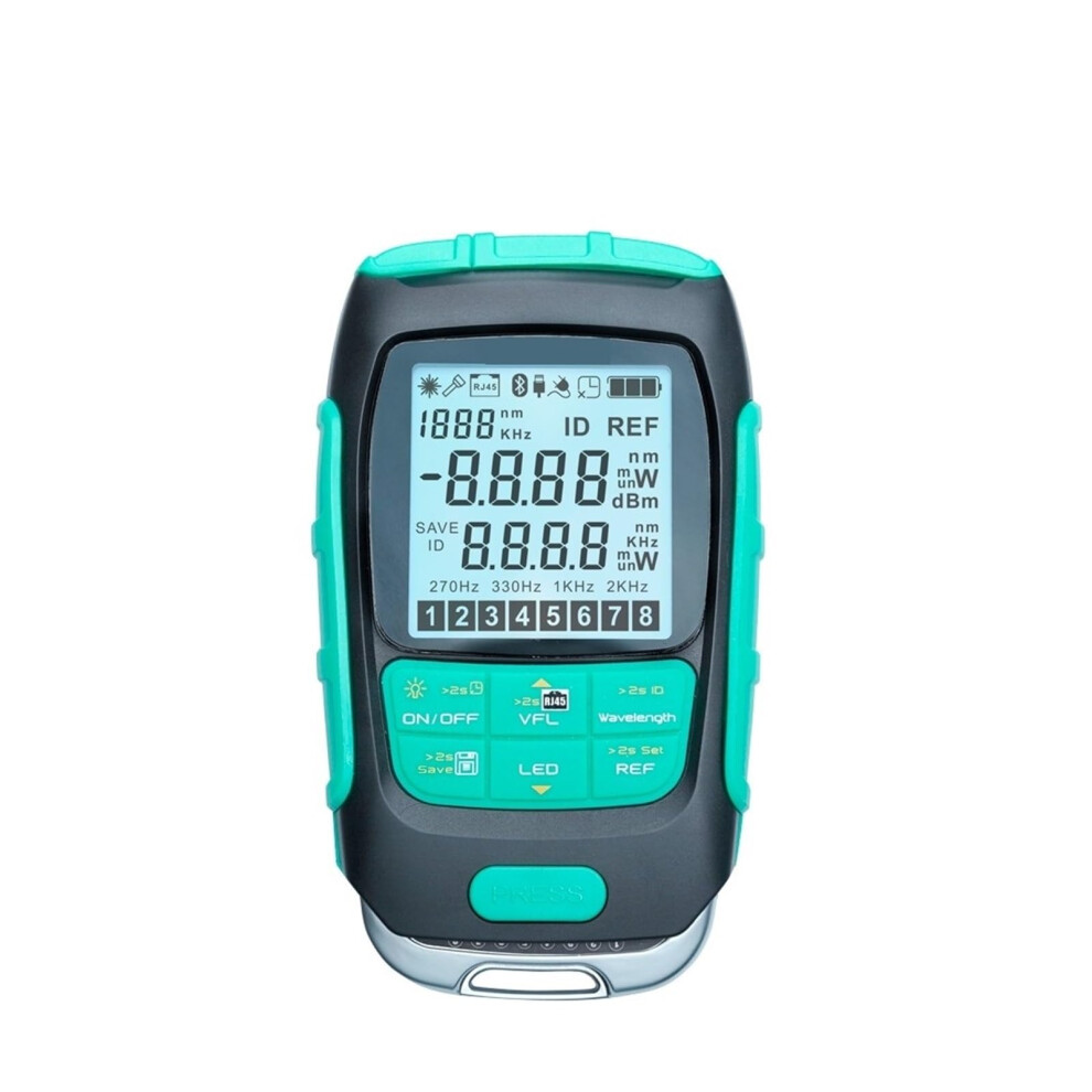 Optical Power Meter Visual Fault Locator 4 In 1 Fiber Optic Power Multimeter Mt-7616 30Mw Lan Cable Tester Flashlight 9354506379902
