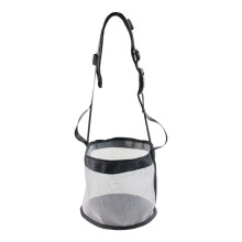 Horse Feeding Bags Breathable Mesh Grain Feeder Bag Adjustable Strap Reinforced Structure Large